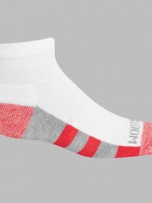 Boys' Fruit Of The Loom Sport Ankle, 10 Pack Socks White | FPH352184