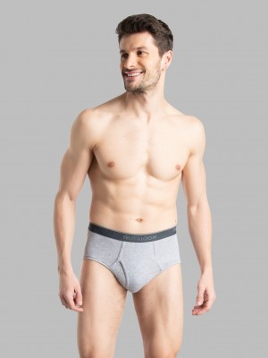 Men's Fruit Of The Loom Fashion, Extended Sizes 6 Pack Briefs Assorted | ZGV910634