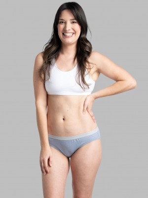 Women's Fruit Of The Loom Heather Low-Rise Hipster, 6 Pack Panties Assorted | ZTD892013