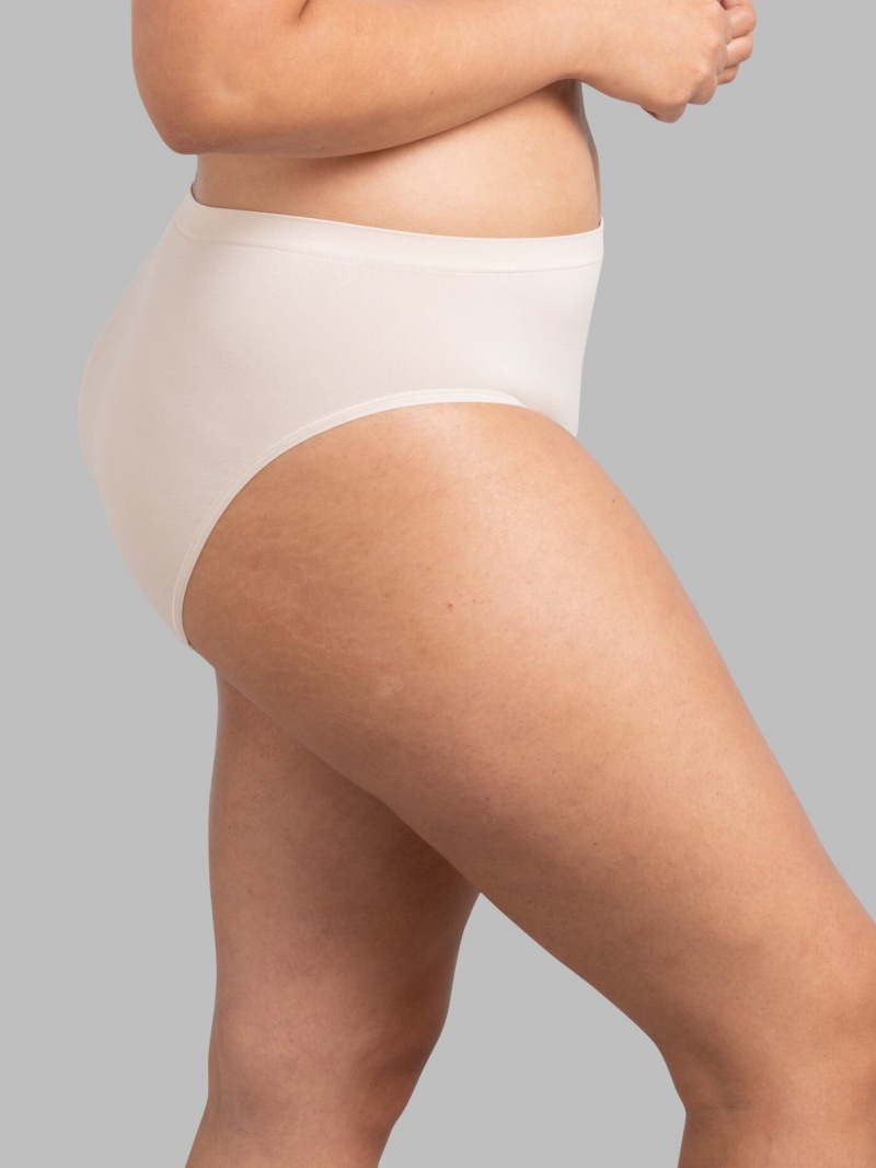 Women's Fruit Of The Loom 360 Stretch Seamless Hi-Cut, 6 Pack Panties Assorted | HEV452916