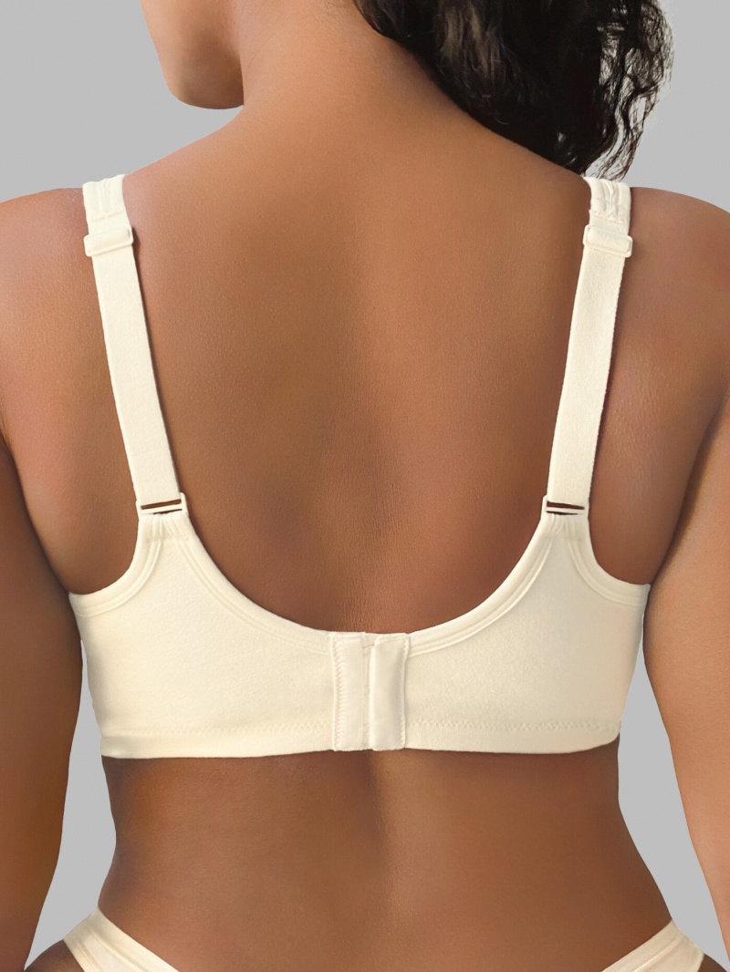 Women's Fruit Of The Loom Plus Size Beyond Soft Cotton Unlined Underwire Bra Underwire Bra Pristine | YCW174950
